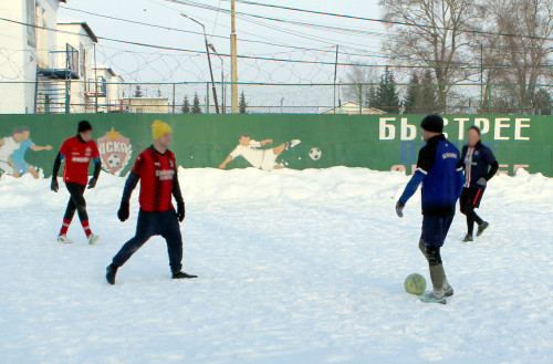 В угличской колонии прошел турнир по футболу