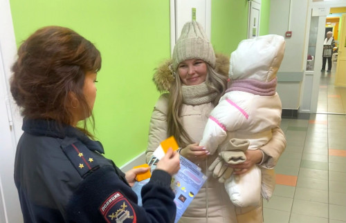 Пропагандистское мероприятие в детской поликлинике