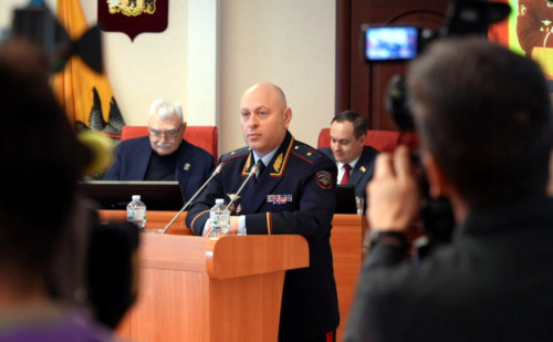 Начальник УМВД России по Ярославской области генерал-майор полиции Алексей Школкин выступил на заседании Ярославской областной Думы