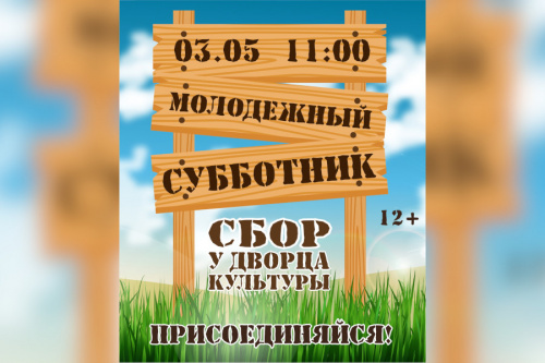 Молодежному субботнику быть!