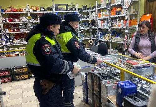 Посещение мест притяжения водителей для проведения профилактической работы