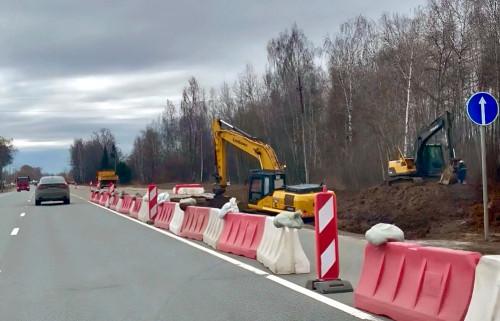 На трассе М8 «Холмогоры» в Ярославской области продолжается масштабная модернизация