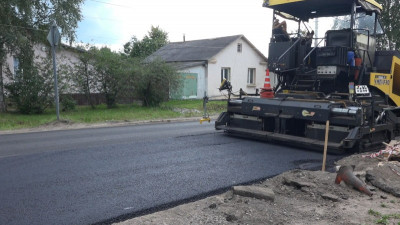 Асфальтировали дорогу на улице Ярославское шоссе