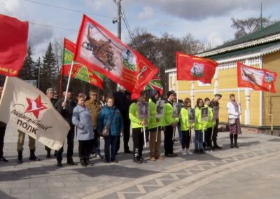 Состоялась акция «Знамя Победы»