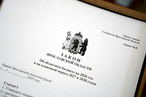 Проект закона об областном бюджете на 2026 год внесен в областную Думу