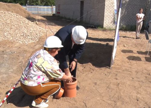 В деревне Вякирево строится Дом культуры