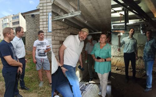 В Угличе состоялась приемка работ по капитальному ремонту в доме № 27 м-на Солнечный