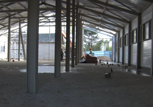 Продолжается строительство Дома культуры в деревне Вякирево