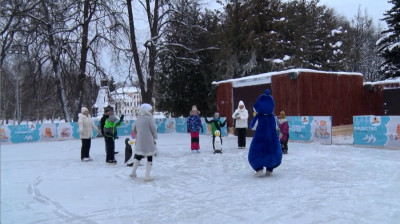 Первый праздник на новом катке