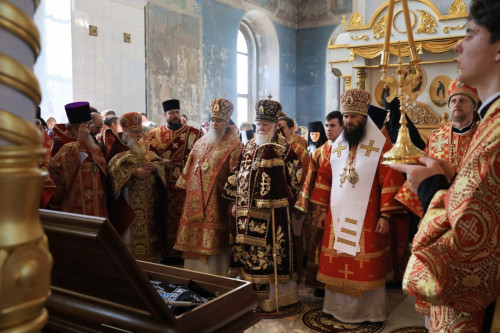 В Богоявленском монастыре Углича состоялось прославление мощей преподобномученицы Анастасии Угличской