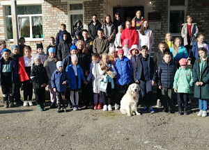 Активисты Клуб любителей собаководства &quot;Класс&quot; встретились с учениками Юрьевской школы