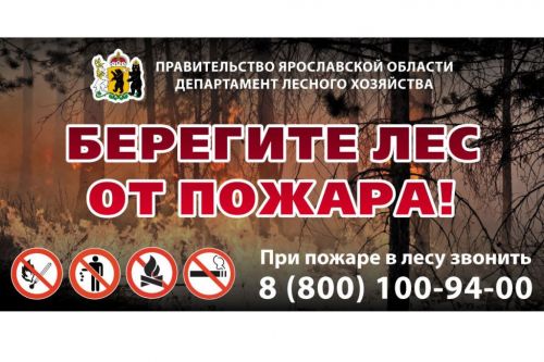 Особый противопожарный режим продлен в Ярославской области