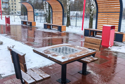 Четыре общественных пространства благоустроили в Ярославле по нацпроекту в этом году