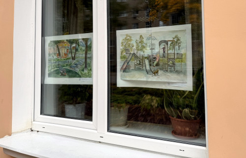 «Вернисаж в окнах»