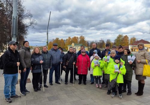 Акция «Белая трость» в Угличе