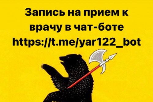 Телеграм-бот для записи к врачу запущен в Ярославской области