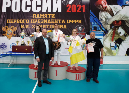 Воспитанница "Витязя" - серебряный призер Кубка России по рукопашному бою