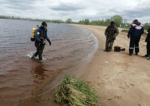 В Угличе началась подготовка городского пляжа к летнему сезону