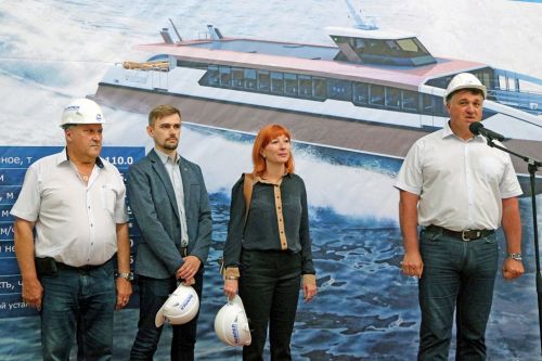 Второй катамаран на подводных крыльях заложен на рыбинском судостроительном заводе «Вымпел»