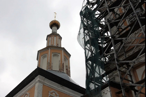 Реставрация церкви Иконы Казанской Божией Матери продолжается
