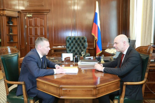 Михаил Евраев и Антон Силуанов обсудили строительство третьего моста через Волгу и другие проекты