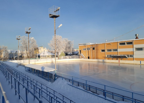 Информация о работе катка на стадионе «Чайка»