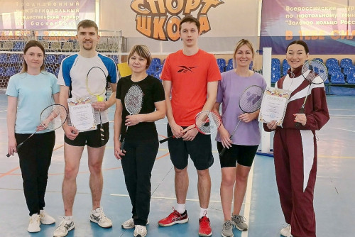 Соревнования по бадминтону - заключительный этап Спартакиады Угличского муниципального района