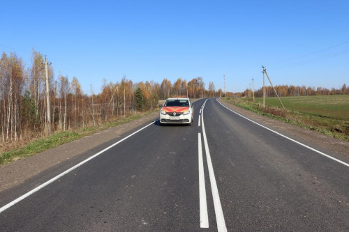 Ремонт дороги Остапково – Заозерье – Колокарево – Старое Волино завершат до конца октября