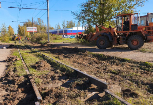 Началась реконструкция новых участков трамвайных путей в Ярославле